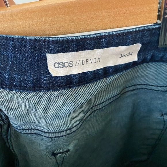 Asos Frayed hem Mid rise Jeans Size 36/34 - Picture 6 of 7